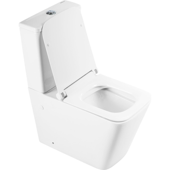 Унитаз-компакт безободковый BELBAGNO BB02093CPR/BB2312SC